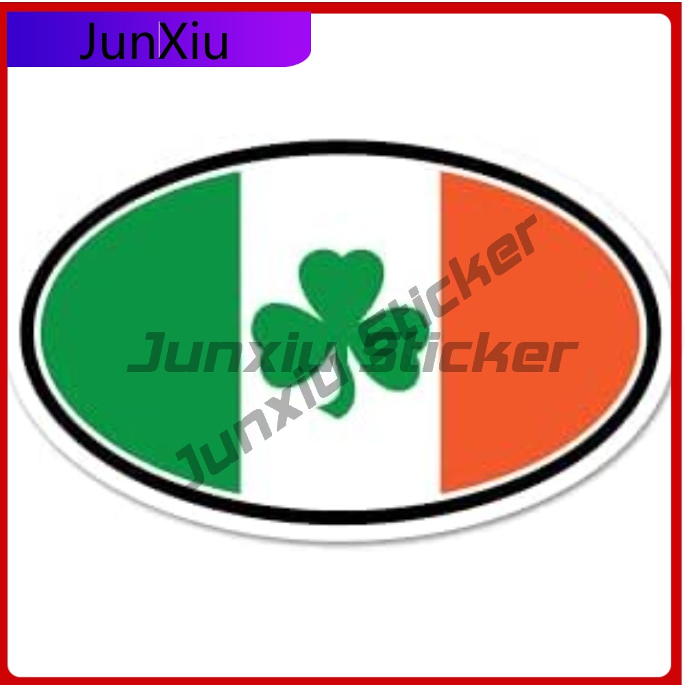 Car Accessories Ireland - 샤머록 아일랜드 아일랜드 윈도우 플래그 스티커