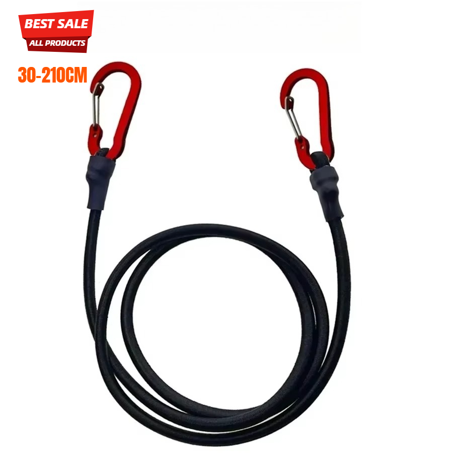 Car Accessories Roof Rack - 빨간색 고리가 달린 8mm 탄성 밴드,