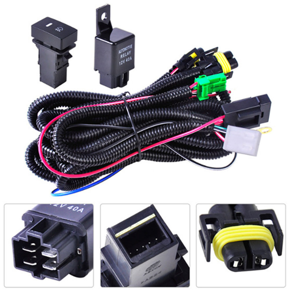 Car Accessories Xcent - 자동차 안개등 와이어 하네스 소켓 스위치