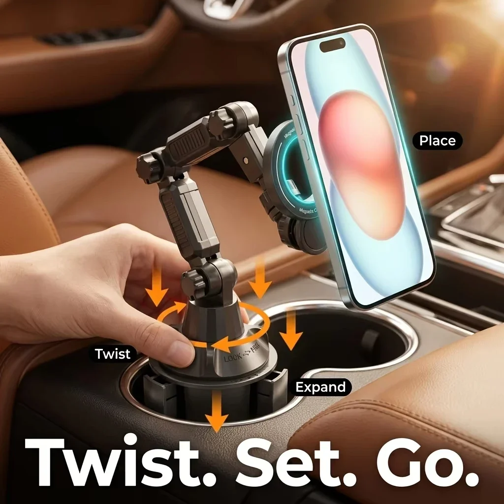 차량용 컵홀더 마그네틱 폰 거치대, 초강력 흡착으로 안 - Car Cup Holder Expander 리뷰 및 가격