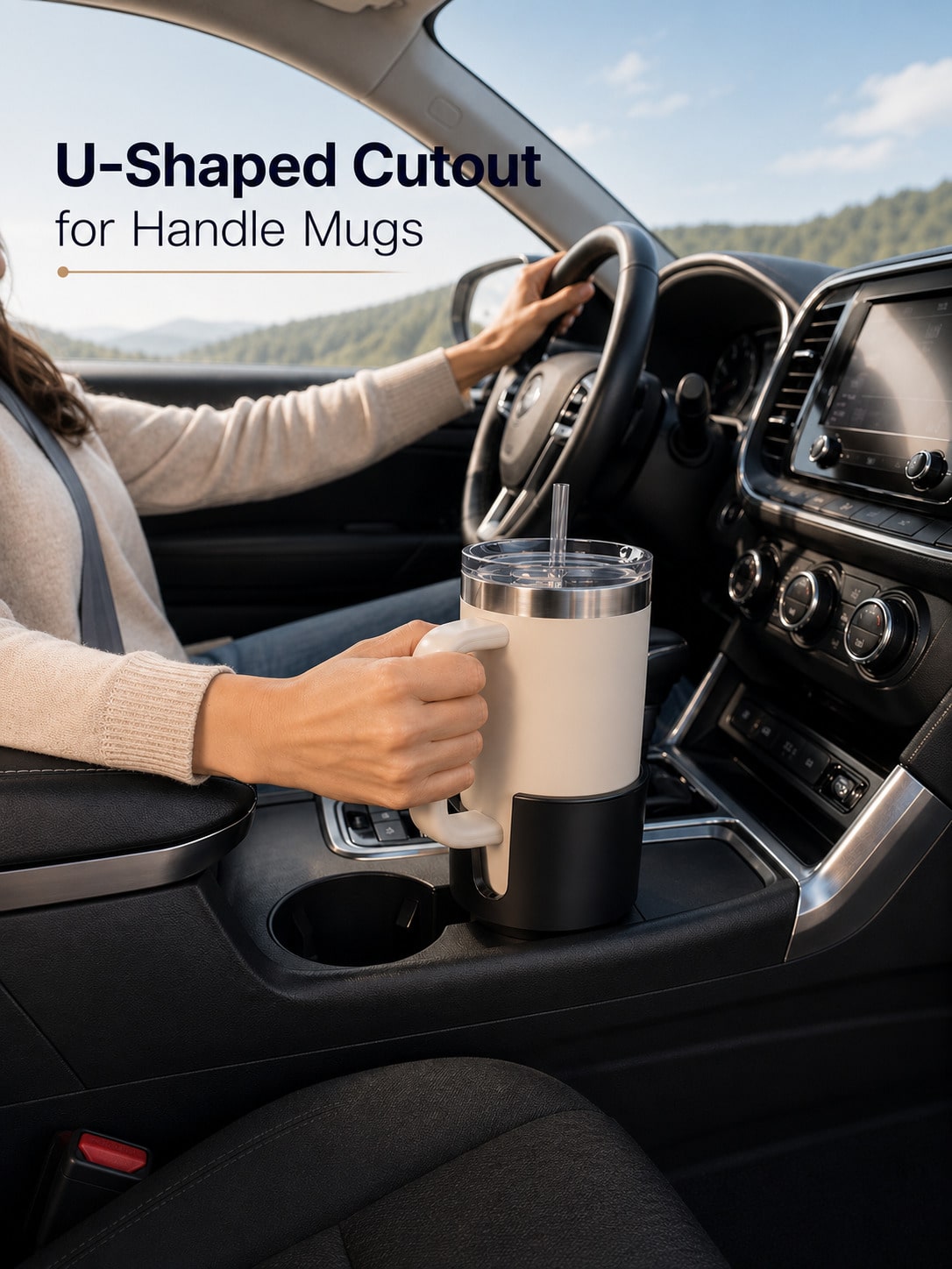 32-40온스 텀블러, 핸들 머그컵, 물병 홀더용 차량 - Car Cup Holder Expander 리뷰 및 가격