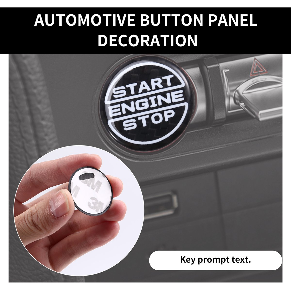 슈퍼 세일 카본 파이버 자동차 엔진 시동/정지 버튼 패 - Car Accessories Brand 리뷰 및 가격