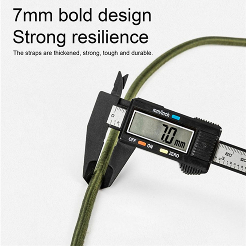 30-210cm 7mm 포장 밧줄 실버 후크가있는 탄성 - Car Accessories Roof Rack 리뷰 및 가격