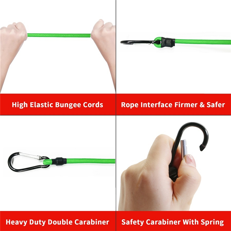 30cm-210cm 텔레스코픽 탄성 로프 후크 탄성 로 - Car Accessories Roof Rack 리뷰 및 가격