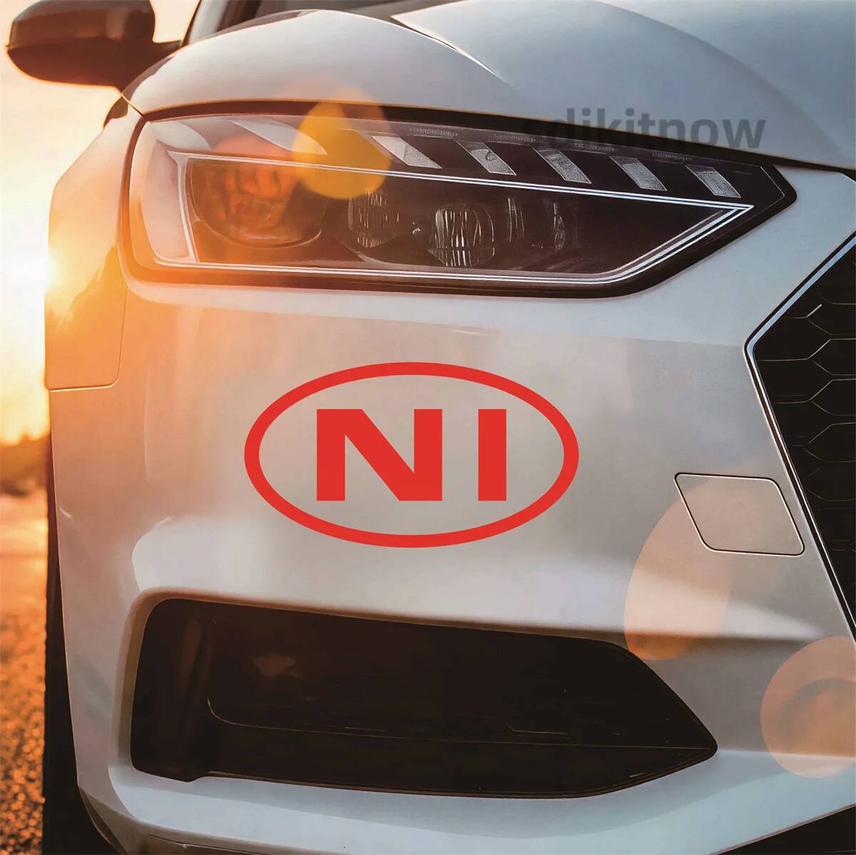 타원형 북아일랜드 NI 문자 자동차 스티커 현대 기아  - Car Accessories Ireland 리뷰 및 가격