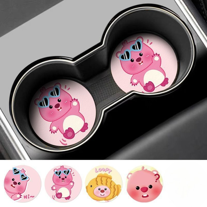 루피 크리에이티브 만화 자동차 코스터 (남아, 여아용) - Car Accessories Decoration 리뷰 및 가격