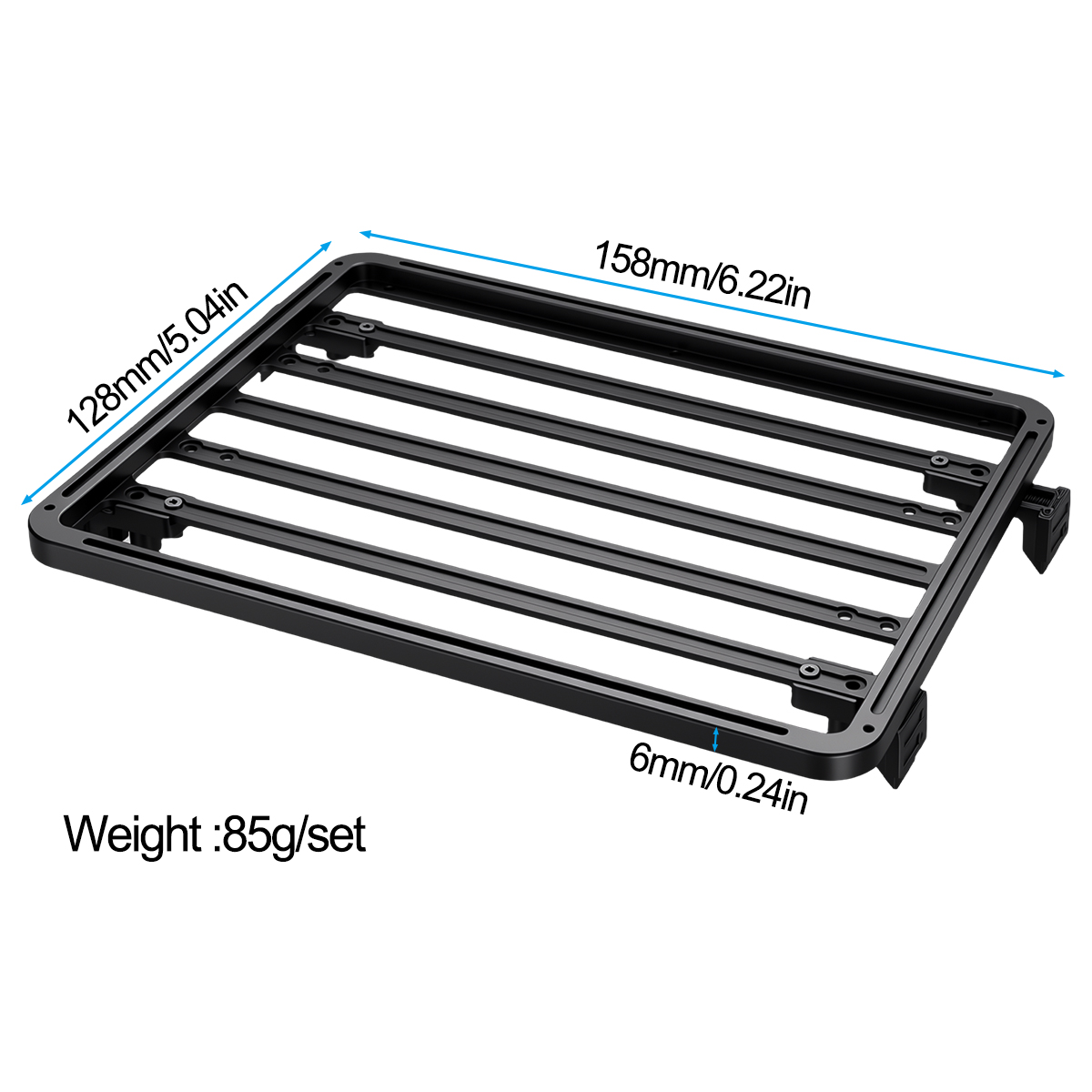 1/10 RC 크롤러 CNC 알루미늄 루프 랙 러기지  - Car Accessories Roof Rack 리뷰 및 가격