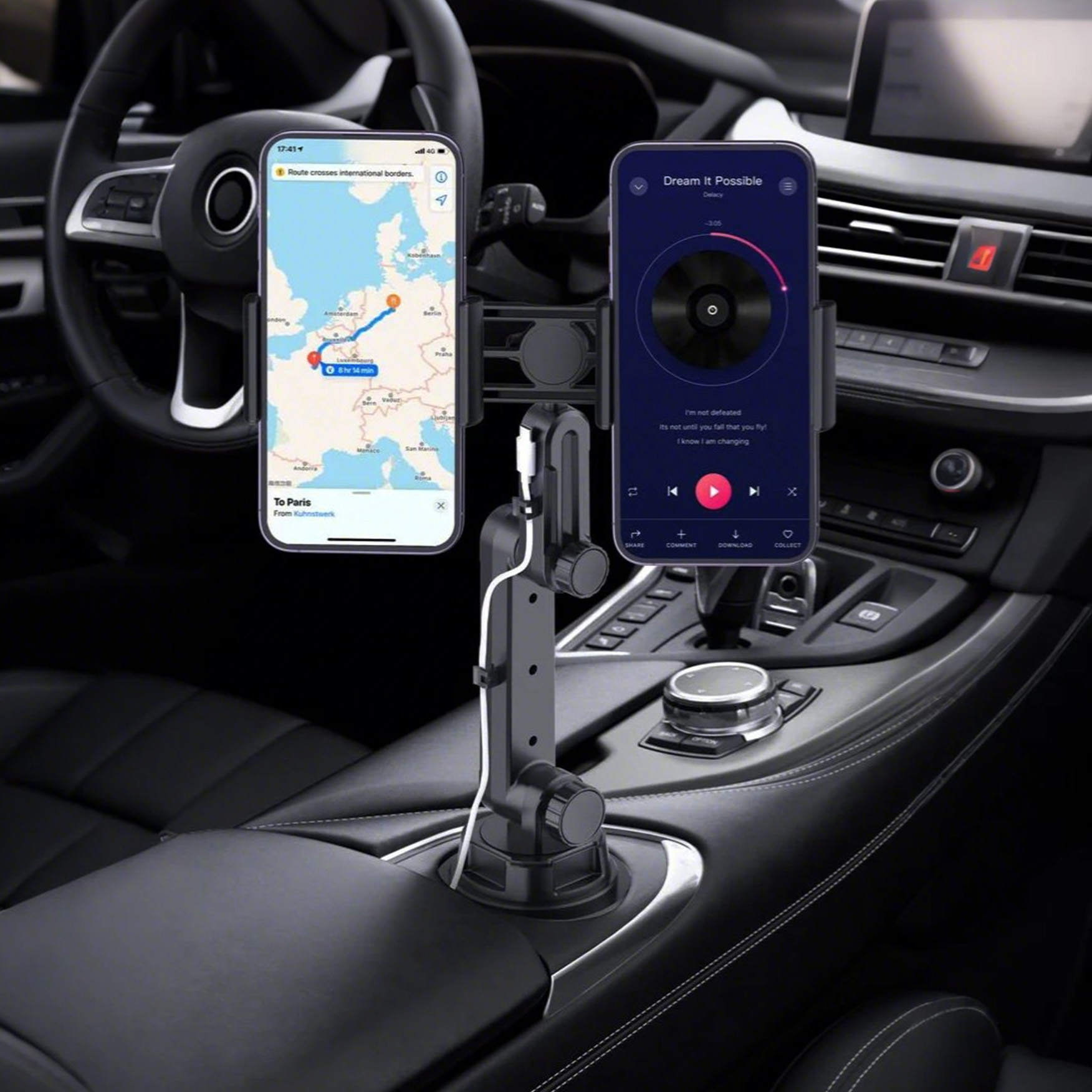 듀얼 폰 차량용 컵 홀더 마운트 360 °   조정 가 - Car Cup Holder Expander 리뷰 및 가격