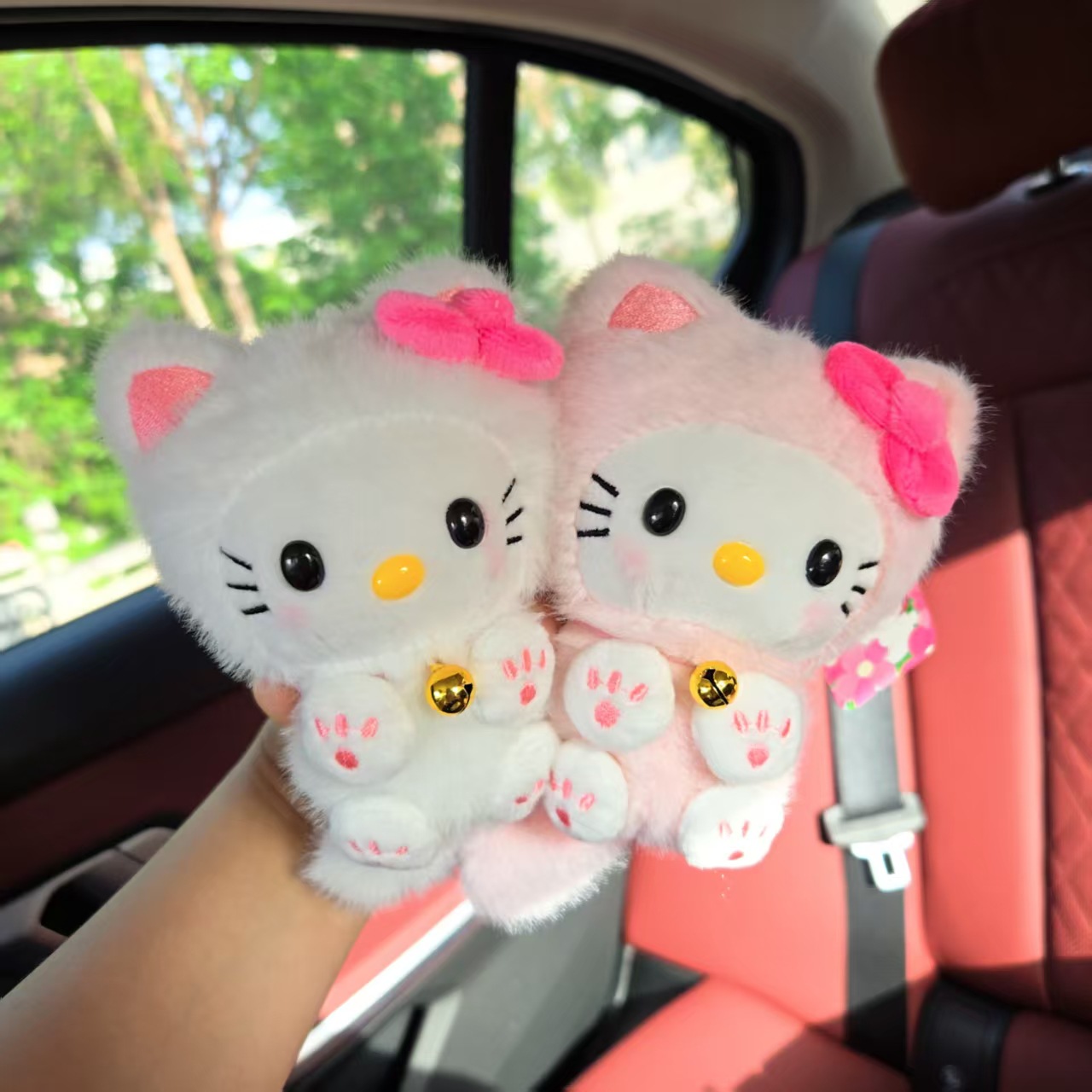 카와이 헬로키티 벨 고양이 펜던트, 고양이 장식 자동차 - Car Accessories Decoration 리뷰 및 가격