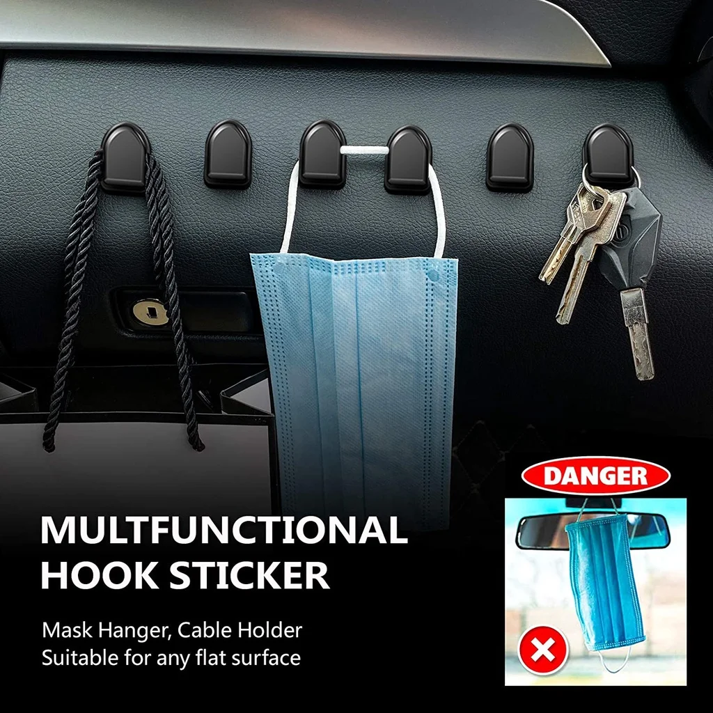 미니 자동차 후크 내부 수납 홀더 (USB 케이블, 헤 - Car Accessories For Interior 리뷰 및 가격